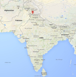 Pathankot, India, courtesy of Google